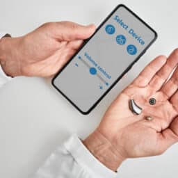 Pairing a hearing aid with a cellphone